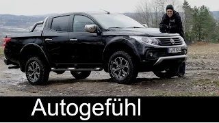 Fiat Fullback FULL REVIEW test driven Double Cab 2.4d Pickup LX new neu 2018/2017