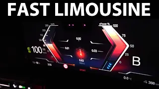 BMW i7 xDrive60 acceleration, braking and noise test