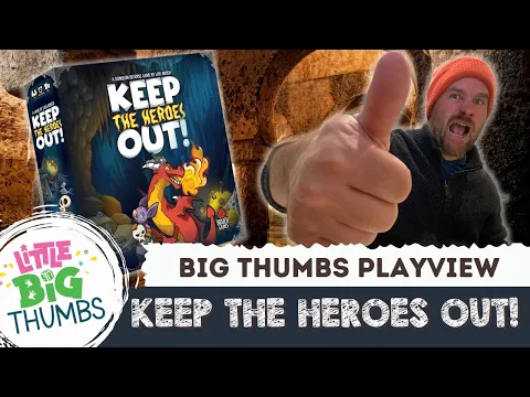 Board Game Playview - Keep the Heroes Out! // Little Big Thumbs