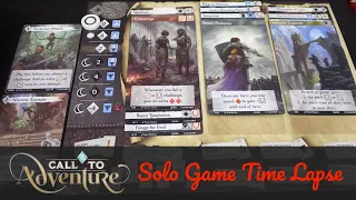 Call to Adventure Solo Play Board Game Time Lapse