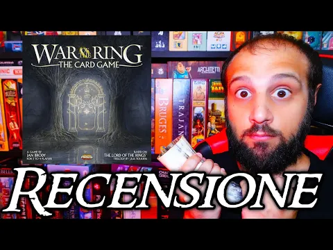 Recensione LA GUERRA DELL' ANELLO Il Gioco di Carte - Rivivere la Trilogia con poche Carte!