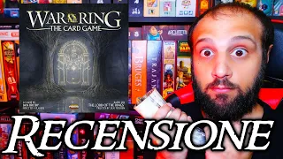 Recensione LA GUERRA DELL' ANELLO Il Gioco di Carte - Rivivere la Trilogia con poche Carte!