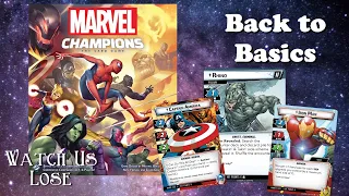 Watch Us Re-Learn Marvel Champions (Captain America & Iron Man vs. Rhino)