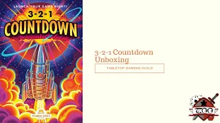 3-2-1 Countdown Board Game Unboxing