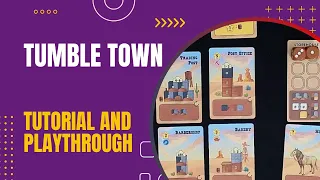 Tumble Town Solo Tutorial and Playthrough | DaniCha