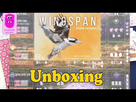Wingspan Oceania Expansion - Birds in Australia and New Zealand, Unboxing