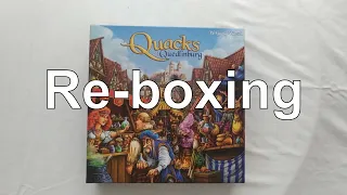 Re-boxing The Quacks of Quedlinburg & Expansions