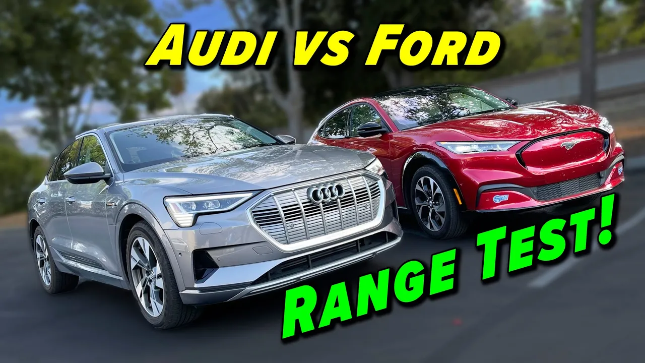 Audi e-tron vs Ford Mustang Mach-E Range Test! Which Goes Farther?