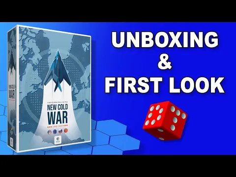 New Cold War UNBOXING & FIRST LOOK | Geopolitical Wargame Board Game