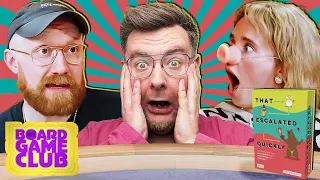Let's Play THAT ESCALATED QUICKLY | Board Game Club