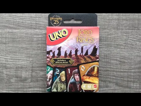 UNO Lord of the Rings Card Game