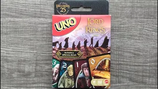 UNO Lord of the Rings Card Game