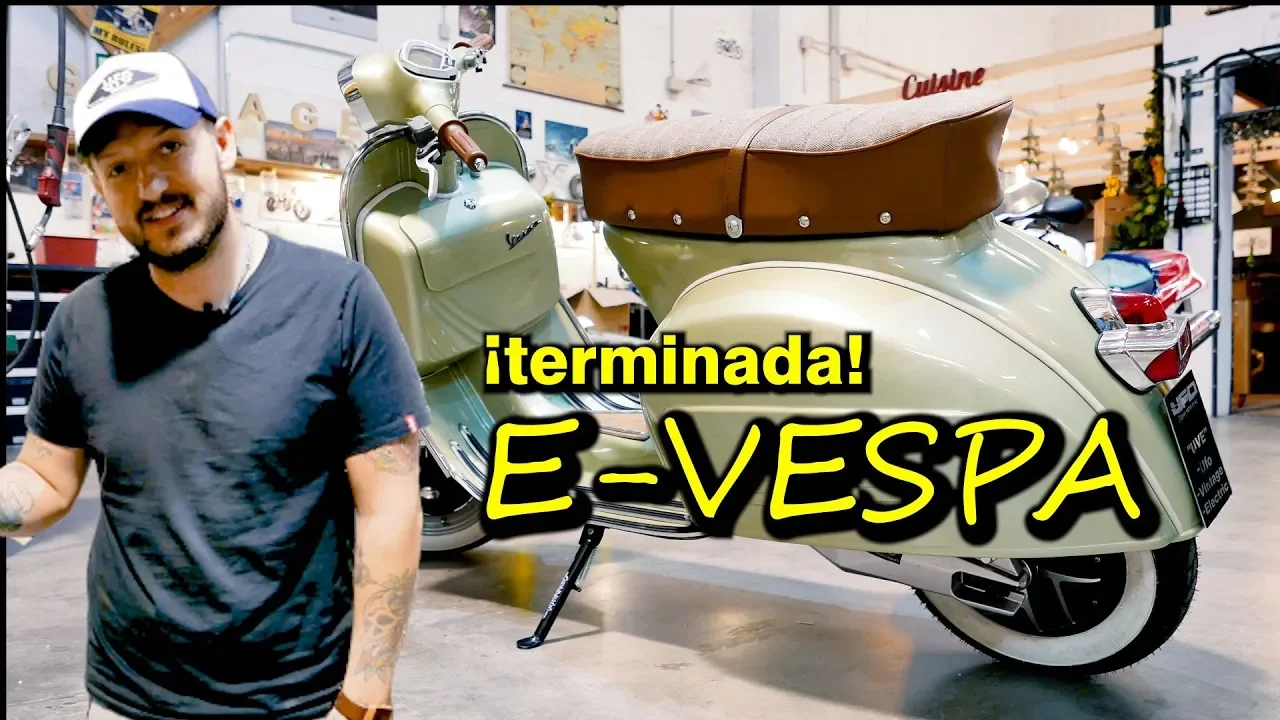 Esta VESPA ELÉCTRICA es la RESTAURACIÓN más BESTIA de una VESPA CLÁSICA (compruébalo tú mismo)