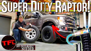 See How This New 2020 Ford F-250 Now Rides Like a Raptor but Still Tows Like a Monster!