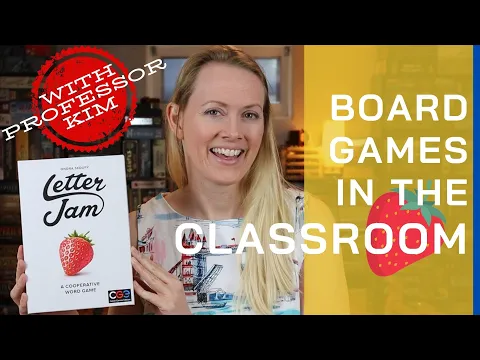 Board Games in the Classroom with Professor Kim: Learn HOW TO TEACH LETTER JAM to Your Students!