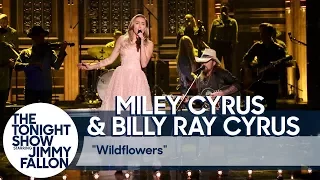 Miley Cyrus and Billy Ray Cyrus Pay Tribute to Tom Petty with &quot;Wildflowers&quot; Cover