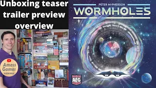 Wormholes #teaser #trailer #preview AmassGames #unboxing #tabletop #boardgame #overview #wingspan
