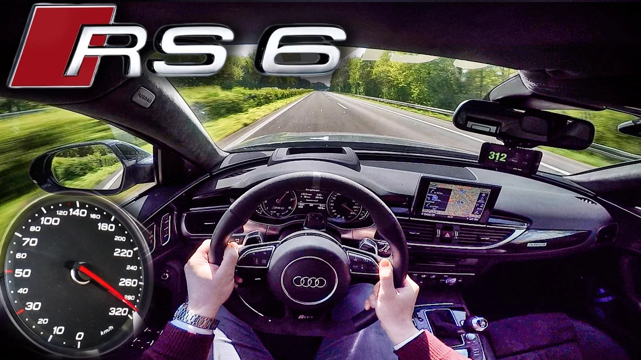 Audi RS6 PERFORMANCE 700 HP AUTOBAHN POV ACCELERATION & TOP SPEED by AutoTopNL