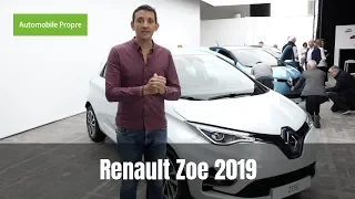 Nouvelle Renault Zoe 2019 : tous les détails