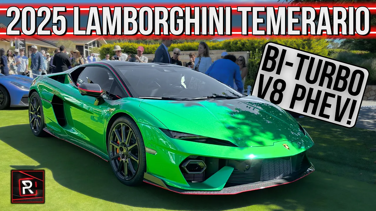 The 2025 Lamborghini Temerario Is A Fearless Huracan Successor With Big Power Upgrades