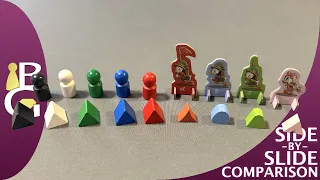 Goldland / Donald Duck in Happy Camper — Side-by-Slide Board Game Comparison