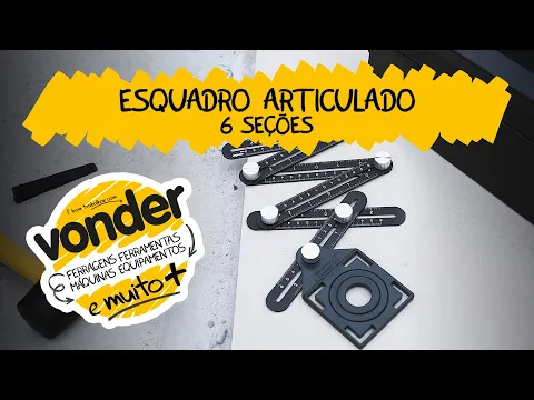 Esquadro Articulado com 6 seções Vonder