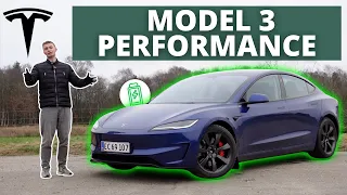 Den BEDSTE Tesla jeg har prøvet... Tesla Model 3 Performance TEST