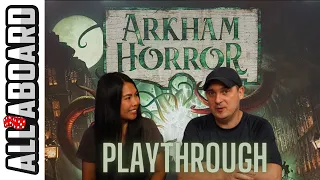 ARKHAM HORROR 3RD EDITION | Board Game | 2-Player Runthrough | How to Play and Full Playthrough