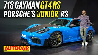 2023 Porsche 718 Cayman GT4 RS - The most hardcore 718 yet! | Walkaround | Autocar India