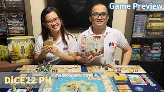 DiCE22 Tabletop Game Preview | Tapestry with Plans and Ploys