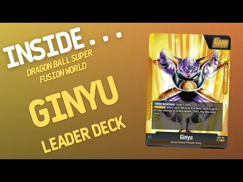 Inside…Ginyu Leader Deck - Fusion World - Dragon Ball Super Card Game (4K 60fps)