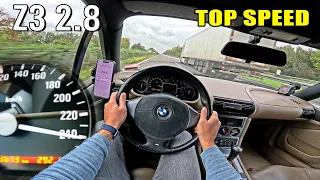 BMW Z3 COUPE 2.8i makes you FORGET the Z3M on the AUTOBAHN!