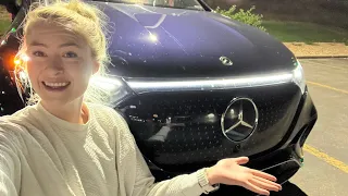 Alyssa Runs A 10% Challenge In The Mercedes EQE SUV!