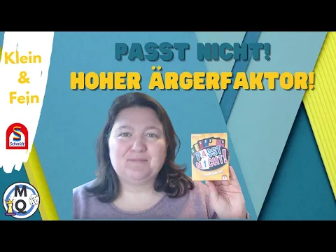Klein und fein: Passt nicht! P4sst n1cht! - #kartenspiel mit herrlichem Ärgerfaktor