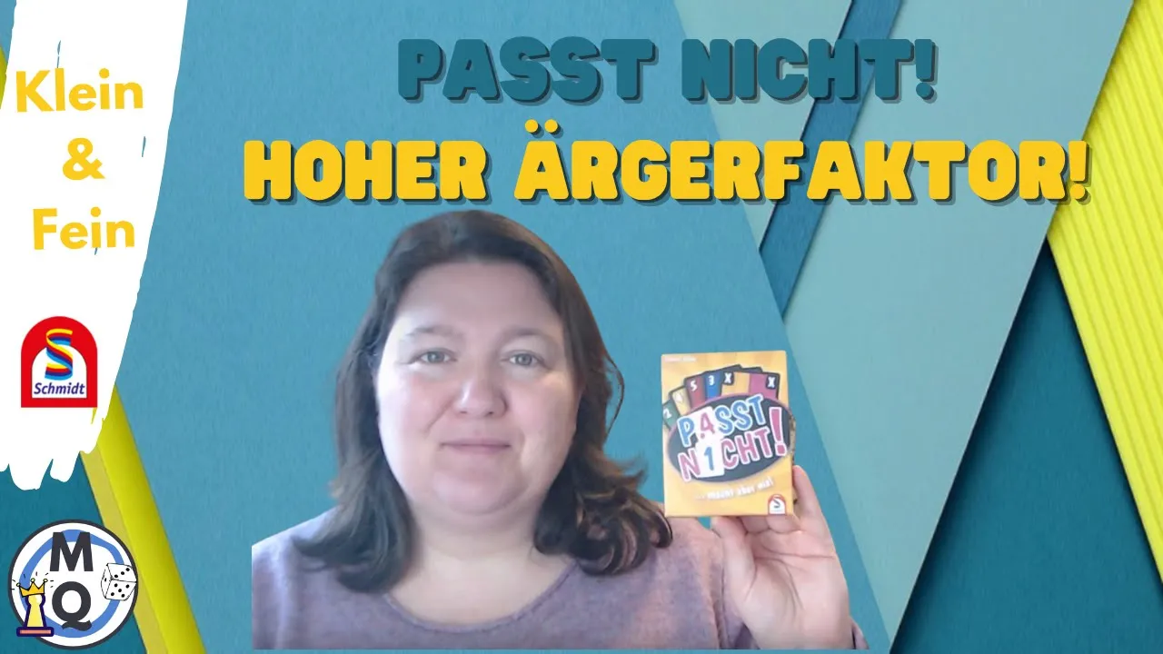 Klein und fein: Passt nicht! P4sst n1cht! - #kartenspiel mit herrlichem Ärgerfaktor