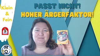 Klein und fein: Passt nicht! P4sst n1cht! - #kartenspiel mit herrlichem Ärgerfaktor