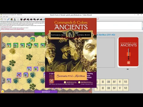 Commands & Colors: Ancients Tutorial Playthrough - Scenario 416 Abrittus