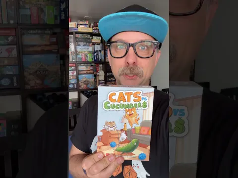 Cats Vs Cucumbers! The Best Internet Video in Game Form #boardgames #dice #cats #catsvscucumbers