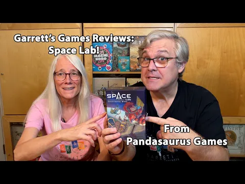 Hire Astronauts and Build Your Space Lab! Garrett's Games Reviews Space Lab from Pandasaurus Games!