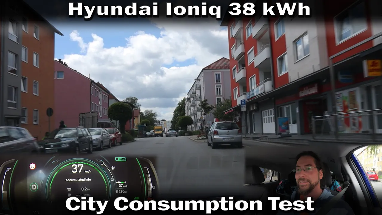 Hyundai Ioniq 38 kWh - City Consumption Test
