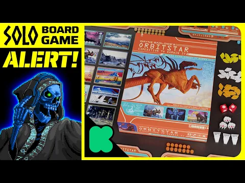 Orbitstar: Expedition To Darwin IV | Solo Board Game ALERT!