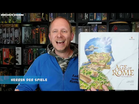 Kickstarter Preview: Age of Rome - Teetotum - so interaktiv muss Workerplacement sein!
