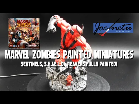 Marvel Zombies Painted Miniatures Part 1 | Kickstarter All-In: Sentinels, Reavers & More!