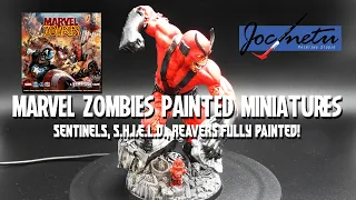 Marvel Zombies Painted Miniatures Part 1 | Kickstarter All-In: Sentinels, Reavers & More!
