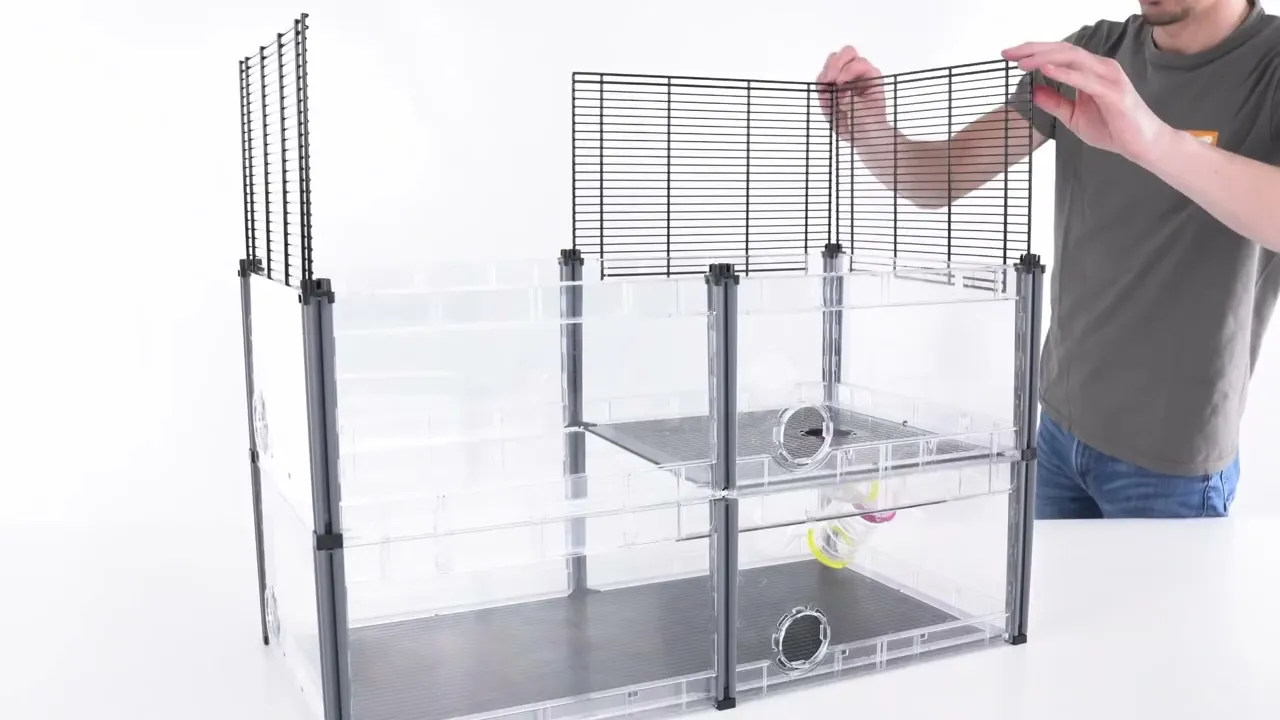Клетка Ferplast Multipla Hamster Crystal для хомяков и мышей