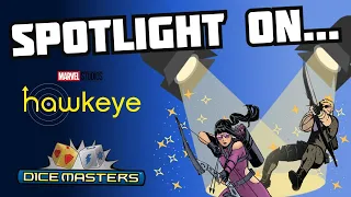 Celebrating Hawkeye in Dice Masters