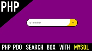 How to Create Php Search Box - Engine with Mysql Database