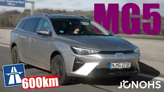 Erst ab 10% laden! E-Kombi MG5 im Langstreckentest 😳