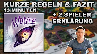 The Wolves Aufbau Regeln Regelerklärung + Fazit Regeln Review Anleitung  Brettspiel Brettspielgarde
