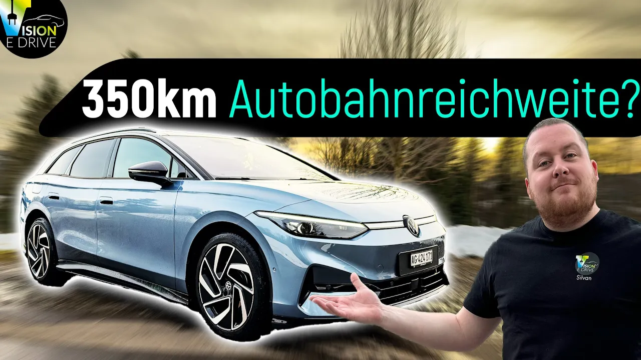 Wie viel Reichweite ist im Winter REALISTISCH? VW ID.7 Tourer im Check inkl. Ladekurve